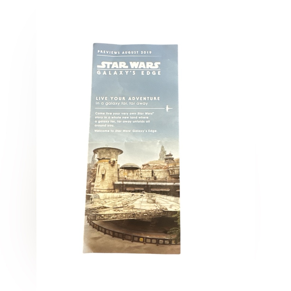 Star Wars Galaxy's Edge Passholder Preview Map (2019)